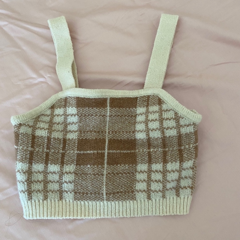 Tillys Plaid Crop Top